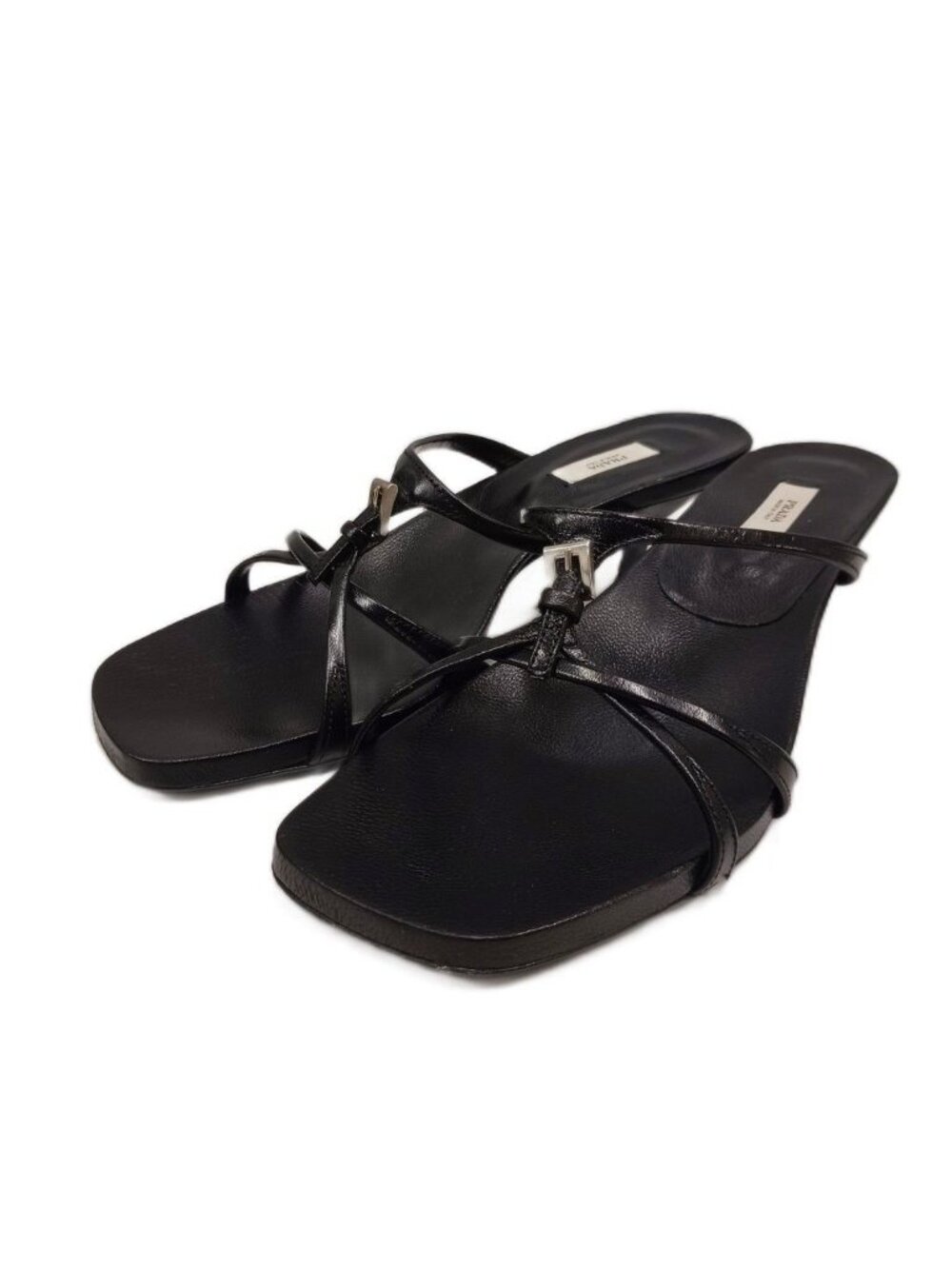 Prada Sandals Leather Black